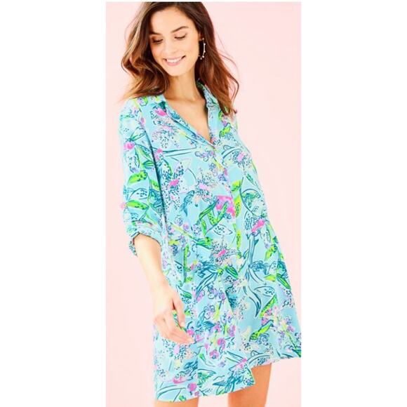 Lilly Pulitzer NWT Lillith Tunic Dress: Sway this Way Size M - Picture 1 of 8